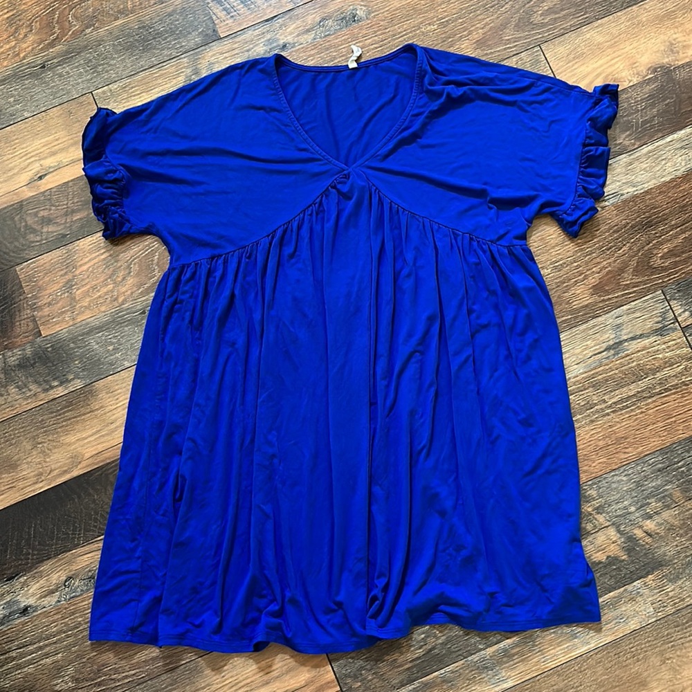 beeson river flowy ruffle sleeve dress